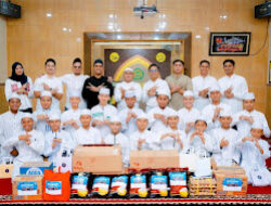 kegiatan bakti sosial Alumni Akpol 2022 Polda Sumsel Berbagi Kebahagiaan di Tengah Anak-Anak Penghafal Al-Qur’an